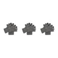 thumbnail image 4 of QualitChoice Phone Touch Screen Gloves Cycling Hiking Camping Hands Warm Keeping Accessory medium grey 3Set, 4 of 6