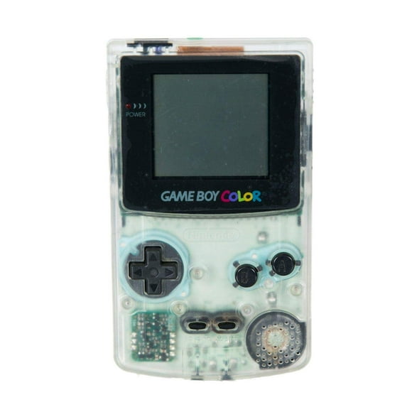 Original Nintendo Game Boy Color Console (Transparent) - Play Classic Games!