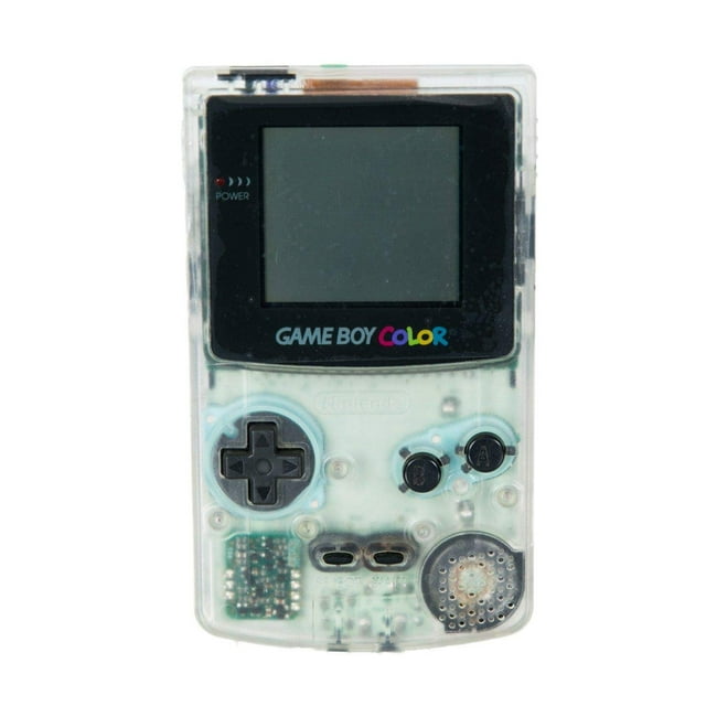 Console Couleur de Game Boy Nintendo Originale (Transparente) - Jouez à des Jeux Classiques!