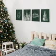 thumbnail image 4 of Hieng Vintage Christmas Wall Art Decor, Merry Christmas Santa Claus Wall Posters Prints Set of 4, Christmas Wall Decor Gifts for Winter Holiday Living Room Bedroom Kitchen (Unframed), 4 of 6