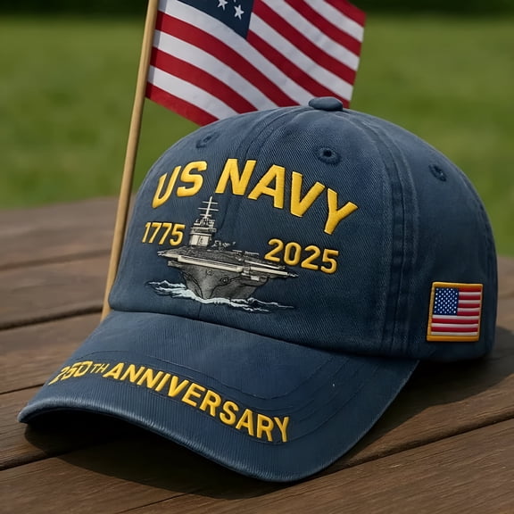 TELOLY 250th Anniversary Baseball Cap, Embroidered Military Cap, Adjustable Veteran's Cap, Dedicated to Patriotic Americans