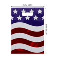thumbnail image 2 of OUNONA 100-Pack Veteran Treat Bags with Patriotic Design and Tissue Paper for Outdoor Party Celebrations, 2 of 6