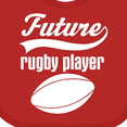 thumbnail image 4 of Inktastic Future Rugby Player Boys Baby Bib, 4 of 4
