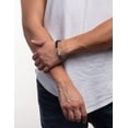 thumbnail image 3 of Pulsera Hombre LUCKMAN Jade Negro Zirconias Acero Inoxidable UNITALLA, 3 of 5