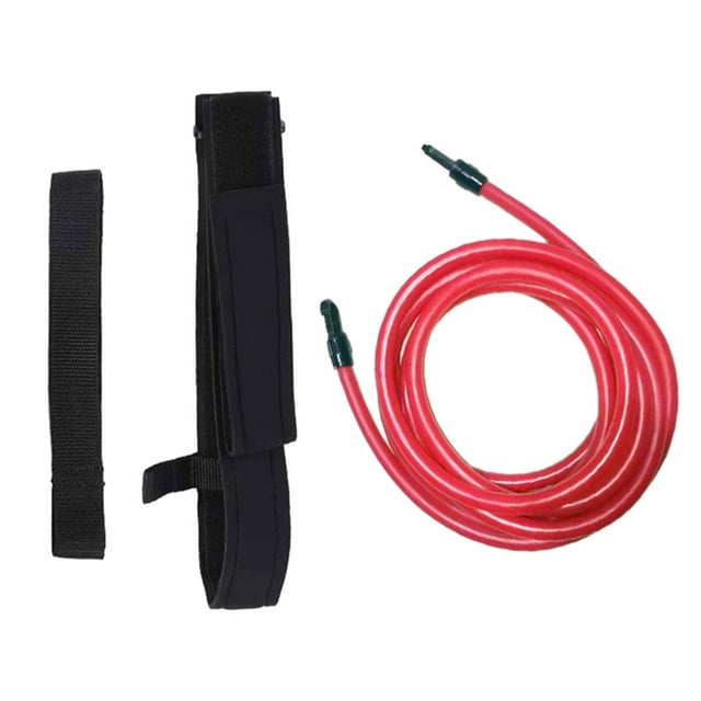 Youkk Ceinture d'Entraînement de Natation Réglable et Confortable pour une Natation Efficace Légère TPE Durable Rouge-3 Mètres 1Set