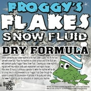 1 Gallon - DRY Snow Juice Machine Fluid - Froggys Flakes (50-75 Foot Float / Drop) Low Residue Formula