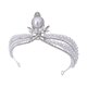 thumbnail image 1 of Elegant Pearl Inlaid Headband for Wedding Parties Silver Zinc Alloy One Size Fits All, 1 of 4
