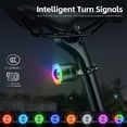thumbnail image 2 of WEST BIKING Remote-Controlled Smart Bike Tail Light with Adjustable Colors, Triple Mounting Options, and IP66 Waterproof Design for Enhanced Night Cycling Safety, 2 of 7
