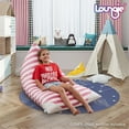 thumbnail image 4 of Bean Bag Covers Pink Microfiber 55"x35" Microfiber Storage, 4 of 7