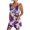 Purple, variant on Kmdttou 2025 New Fashion Women's Summer Comfortable Casual Suspender Printing Shorts Pocket Jumpsuit Shorts with Pockets Clothes on Clearance!