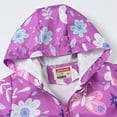 thumbnail image 3 of Usaibhir Toddler Girl Boy Spring Fall Windbreaker with Hoods Baby Zipper Hooded Outwear Windproof Jacket Lightweight Coat for 5-6Y Purple, 3 of 9