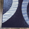 thumbnail image 5 of Home Dynamix Ariana Arcata Contemporary Bold Abstract Graphic Area Rug, Navy Blue/Grey, 3-Piece Set, 5 of 5