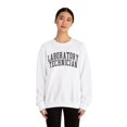 thumbnail image 4 of Laboratory Technician Lab Tech Sweatshirt Gifts Crew Neck Shirt Long Sleeve, 4 of 7