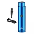 thumbnail image 1 of 2xMini Afeitadora Eléctrica Portátil Impermeable Fácil De Limpiar Carga USB Lavable Azul, 1 of 8