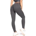 thumbnail image 1 of Collants de Sport pour Femmes Leggings de Compression Froncés Pantalons de Yoga d'Entraînement, 1 of 7