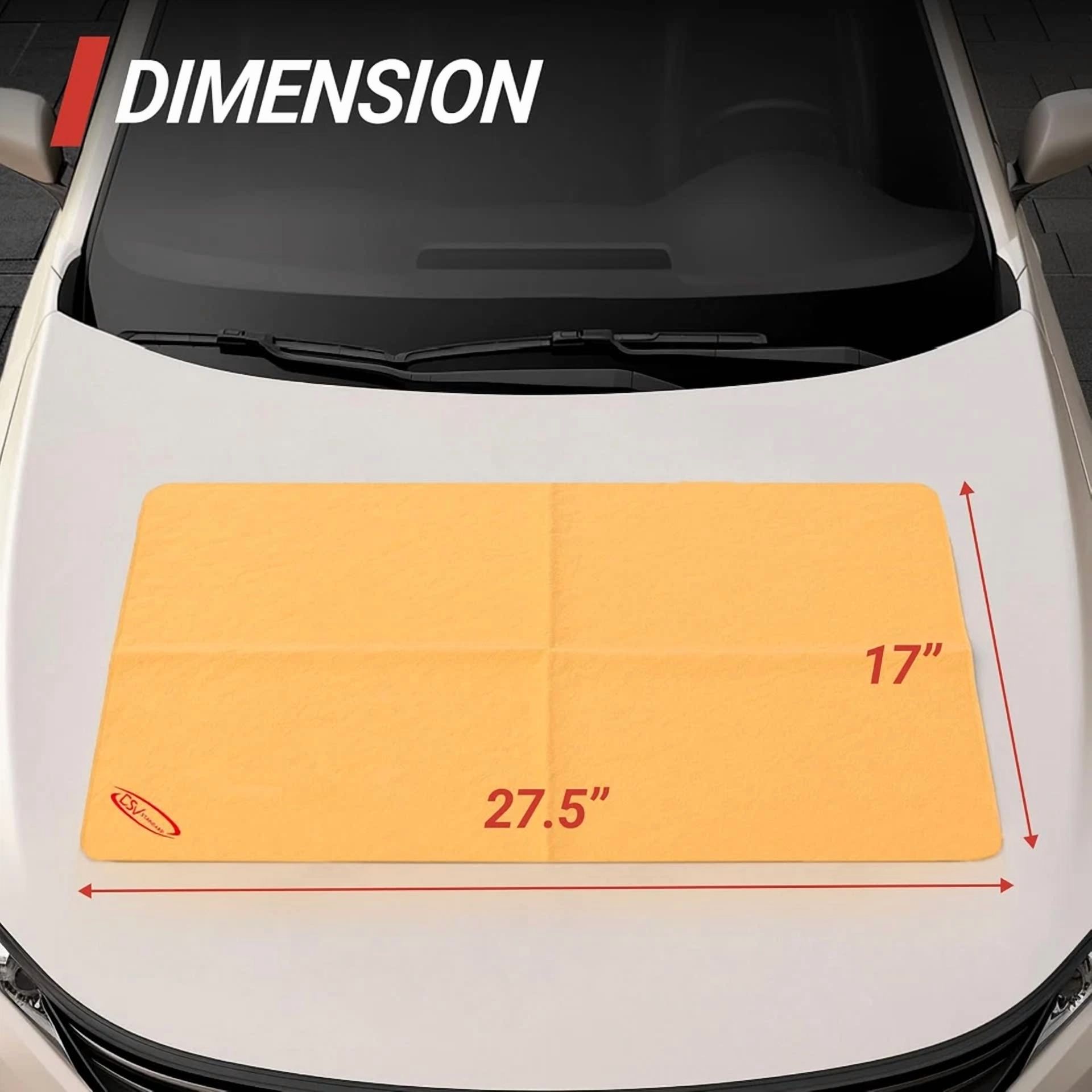 BUTTERFLY- Dsv Standard Premium Car Care Towel, Drying Super Absorbent Chamois Cloth