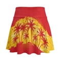 thumbnail image 2 of HELLHERO Palm Sunset Built-in Shorts Tennis Golf Skirts, Workout 2 Side Pockets Polyester Spandex Tennis Skirt for Pickleball Daily Wear Party, 2 of 9