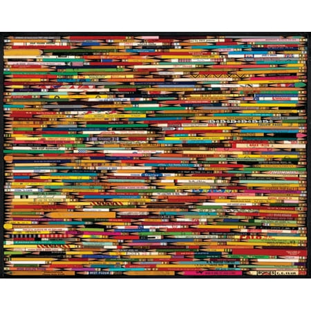 White Mountain Puzzles Pencil Collage - 1000 Piece Jigsaw Puzzle