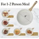 thumbnail image 4 of 26-27 Nonstick Ceramic Frying Pan Skillet,8-Inch Omelet Pan,Healthy Non Toxic Pan,Induction Compatible Egg Pan with Heat Resistant Handle,White, 4 of 4