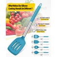 thumbnail image 2 of Juego de utensilios de cocina Bundlepro, silicona antiadherente, 4 piezas, 2 of 7