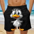 thumbnail image 2 of Purcolt Mens Swim Trunks Funny Printed Summer Athletic Running Beach Board Shorts with Pockets, 2 of 6