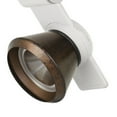 thumbnail image 4 of 12W Integrated LED Metal Track Fixture with Cone Head, White and Bronze- Saltoro Sherpi, 4 of 5