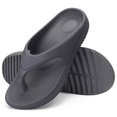 thumbnail image 2 of Sandalias ortopédicas con soporte ortopédico para mujer, color gris 38, 2 of 7