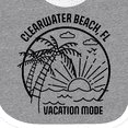 thumbnail image 4 of Inktastic Summer Vacation Mode Clearwater Beach Florida Boys or Girls Baby Bib, 4 of 4