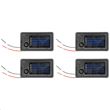 4Pcs Battery Box, Solar Lantern Light Replacement Parts Top for Outdoor Hanging Lanterns Container Home Lamp