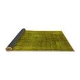 thumbnail image 2 of Ahgly Company Indoor Rectangle Oriental Yellow Industrial Area Rugs, 2' x 4', 2 of 4