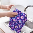 thumbnail image 6 of Sikiie colorful mushroom Skull rainbow Waffle Weave Kitchen Dish Cloth,Super Absorbent Kitchen Dish Towels 16*26 Inches for Dish Rags Washing Dishes, Drying Dishes, 6 of 7