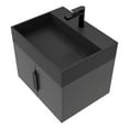 thumbnail image 2 of Amazon 24" Black Wood Floating Vanity with Black Top and Black Trim, 2 of 10