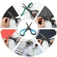thumbnail image 6 of LIVINGO Office Scissors, Titanium Non-Stick, All Purpose, 8", Black & Blue, 2 Count, 2 Pack, 6 of 7
