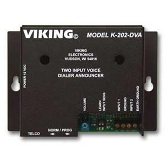Two-Input Voice Alarm Dialer BY VIKING ELECTRONICS