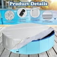 thumbnail image 3 of Dinheiro Cubierta de piscina para perros de varios tamaños, portátil, redonda, plegable, cubierta de piscina para niños con material de tela Oxford y diseño de cordón, impermeable y a prueba de, 3 of 7