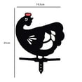 thumbnail image 6 of Xinyolin Chicken Statues Waterproof Wear Resistant Acrylic Rooster Chicken Yard Decor for Home, 6 of 8