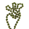 thumbnail image 5 of DecMode Handmade Round Long Green Glass Garland with Tassel with Knotted Brown Jute, 5 of 11