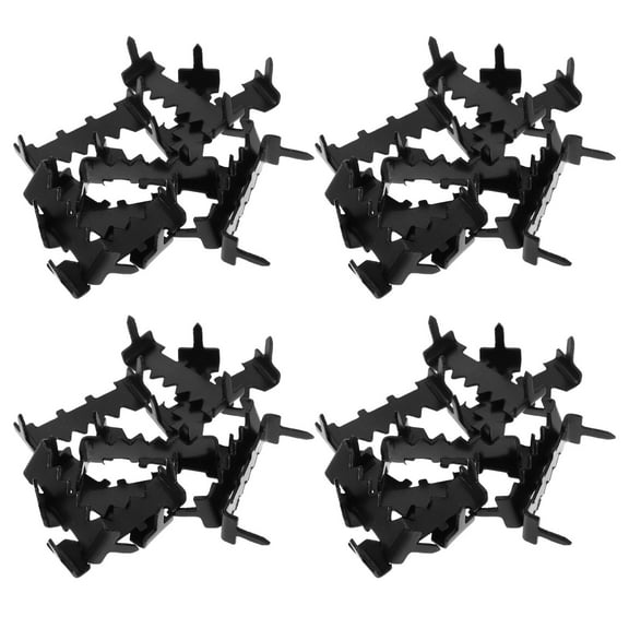 AURARMLET 200Pcs Black Picture Frame Fasteners Seamless Wall Fit for Hanging Artwork