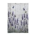 thumbnail image 2 of 54x54 Inch Tablecloth Polyester Square Tablecloth for Home Kitchen Dinner Decor Lavender and Bees, 2 of 9