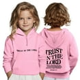 thumbnail image 2 of Tiweut Boys' Leisure Hoodies Sweatshirts Solid Color Zip Up Pullover Long Sleeve Outerwear Letter Print Boy Hooded 9-10 Y, 2 of 6
