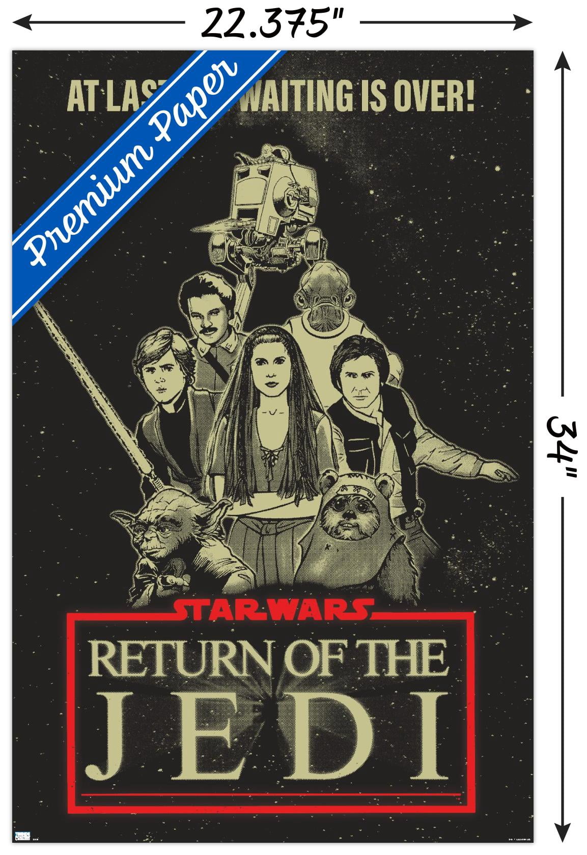 Star Wars: Return of the Jedi - The Wait Is Over Wall Poster, 22.375" x 34"