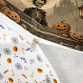 thumbnail image 4 of Homewish Spooky Halloween Skeleton Duvet Cover Queen,Autumn Pumpkin Pattern Queen Bedding,Gray Black Orange,Halloween Reversible,3pcs,1 Duvet Cover and 2 Pillowcases, 4 of 6