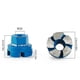thumbnail image 5 of 1 Inch 25mm Diamond Core Grinding Bit M10 Thread Porcelain Tile Ceramic Granite Marble Polishing Tool, 5 of 5
