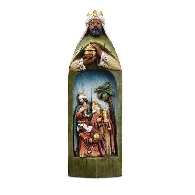 Virgin Of The Church Nativity Set Christmas Nativity Collection Resin Crafts Resin Craft Religious Decoration Nativity Scene Abstract Art Sculpture