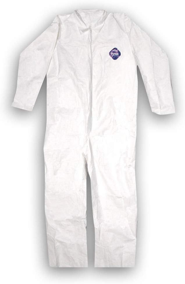 Trimaco DuPont Tyvek Painter's HeavyDuty Coveralls, White, Medium