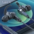 thumbnail image 2 of Type C High Quality Stereo InEar Microphone Wired Headphones - Noise Isolation, Ergonomic Design, High Compatibility for Phone PC Laptop Tablet, 2 of 2