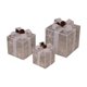thumbnail image 2 of Juego de 3 cajas de luz LED navideñas | Cajas de regalo con control remoto | Decoración navideña para interiores y exteriores, para patios, árboles y terrazas | Luces blancas cálidas con lazos, 2 of 9