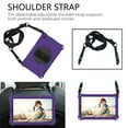 thumbnail image 3 of Samsung Galaxy Tab A 10.1 Case 2019 SM-T510/T515/T517, Dteck Shockproof Rugged Protective Case Cover with 360 Rotating Stand,Hand Strap & Shoulder Strap for Galaxy Tab A 10.1 2019, Purple+Black, 3 of 7