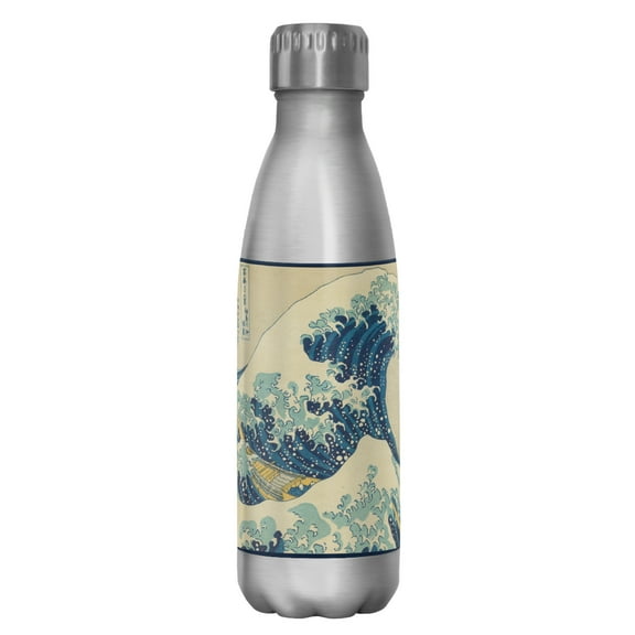 Lost Gods Great Wave Print Stainless Steel Water Bottle Stainless Steel 17 oz.