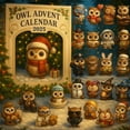thumbnail image 6 of Vikakiooze Owl Advent Calendar 2025 24 Gifts Inside Advent Calendar 2025 For Adults 24 Days Of Surprise Countdown Calendars Gift Box 2d Acrylic Ornament Christmas, 6 of 6